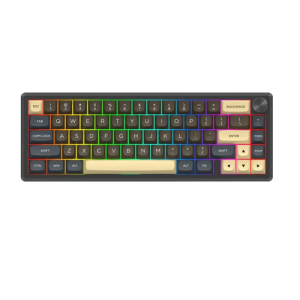کیبورد بی سیم گیمینگ ردراگون URANUS PRO K727 CGY