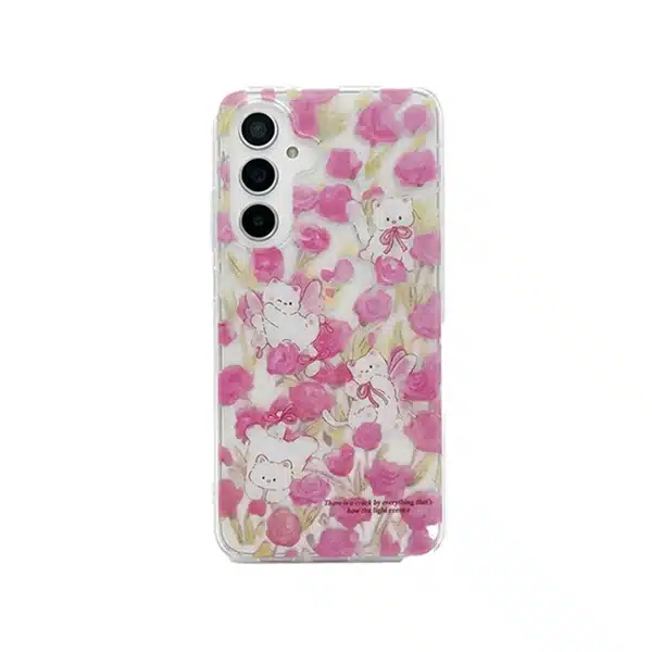 کاور مدل cute cat مناسب برای گوشی موبایل سامسونگ Galaxy S23 FE | فروشگاه اینترنتی لوازم جانبی و گجت‌های هوشمند زوکاکالا