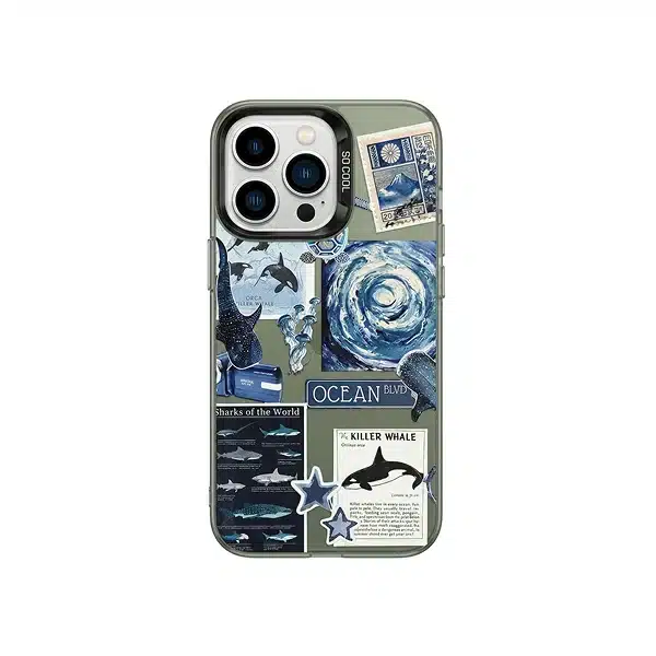 قاب سوکول طرح ocean مناسب برای گوشی اپل iPhone 13 Pro | زوکاکالا