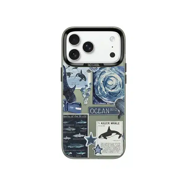 قاب سوکول طرح ocean مناسب برای گوشی اپل iPhone 17 Pro | زوکاکالا