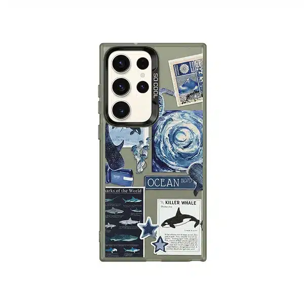 قاب سوکول طرح ocean مناسب برای گوشی سامسونگ Galaxy S23 Ultra | زوکاکالا